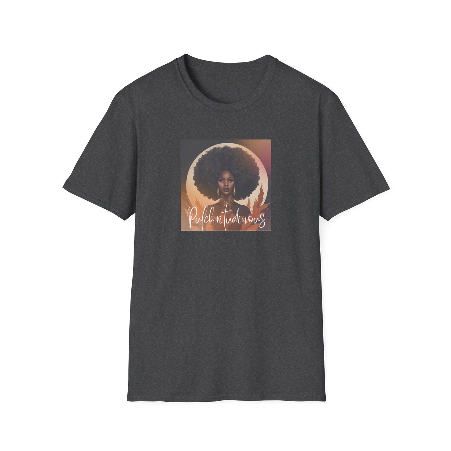 Afro Beauty Fall Leaves T-Shirt