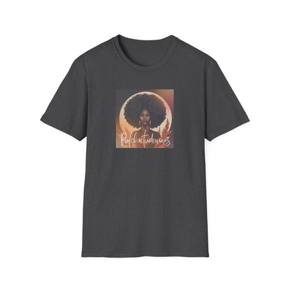 Afro Beauty Fall Leaves T-Shirt