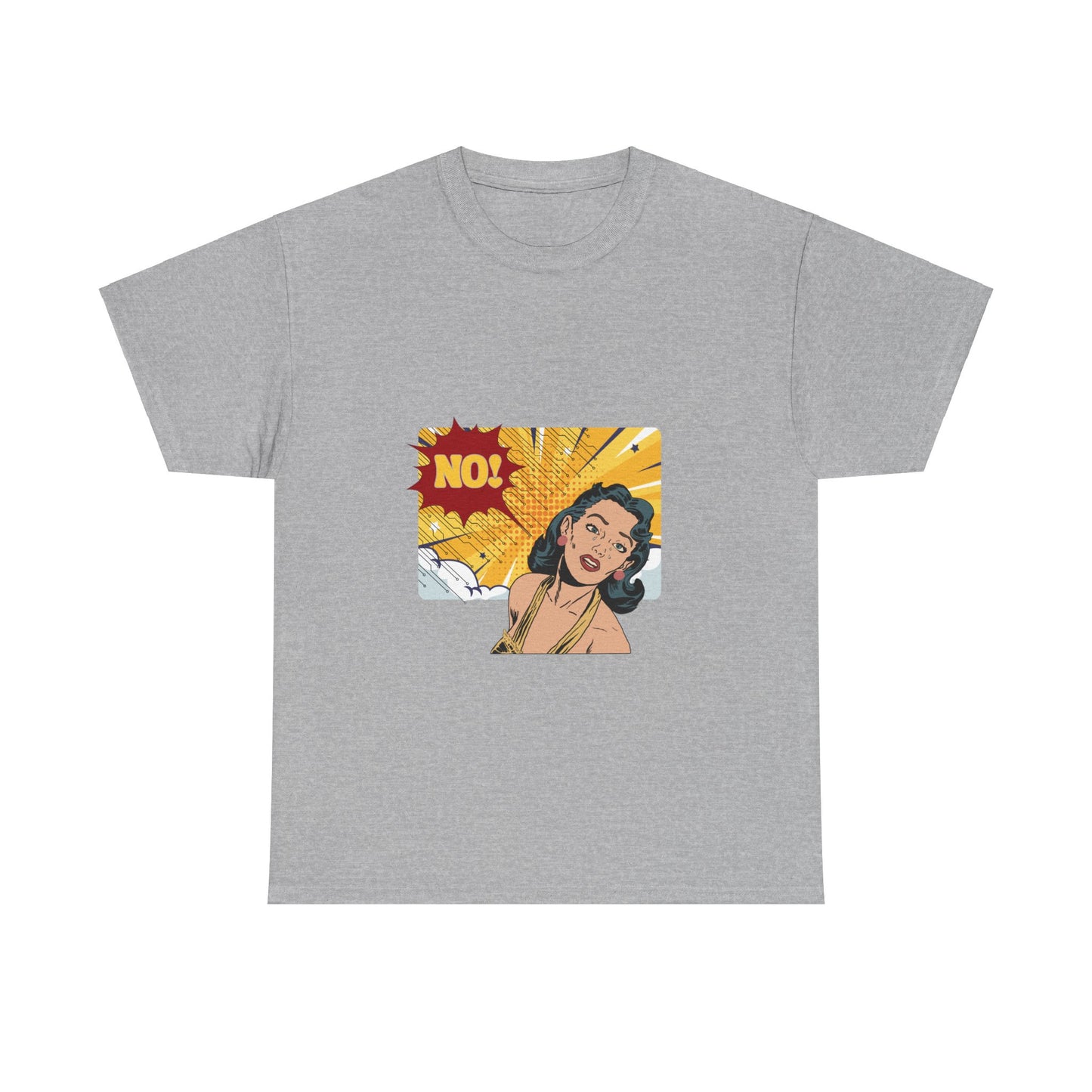 Comic Woman Saying No T-Shirt