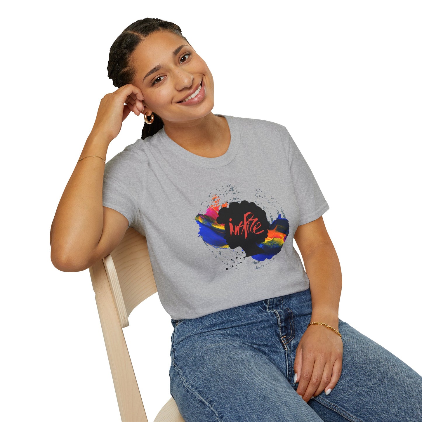 Inspire Black Woman Silhouette T-Shirt