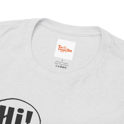 Robot Hi Graphic Tee, Unisex Cotton Tee