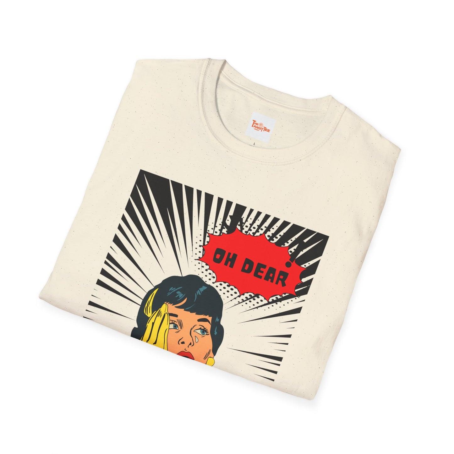 Comic Woman Unisex T-Shirt - 'Oh Dear' Graphic