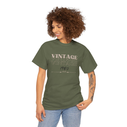 1980 Vintage Unisex Tee