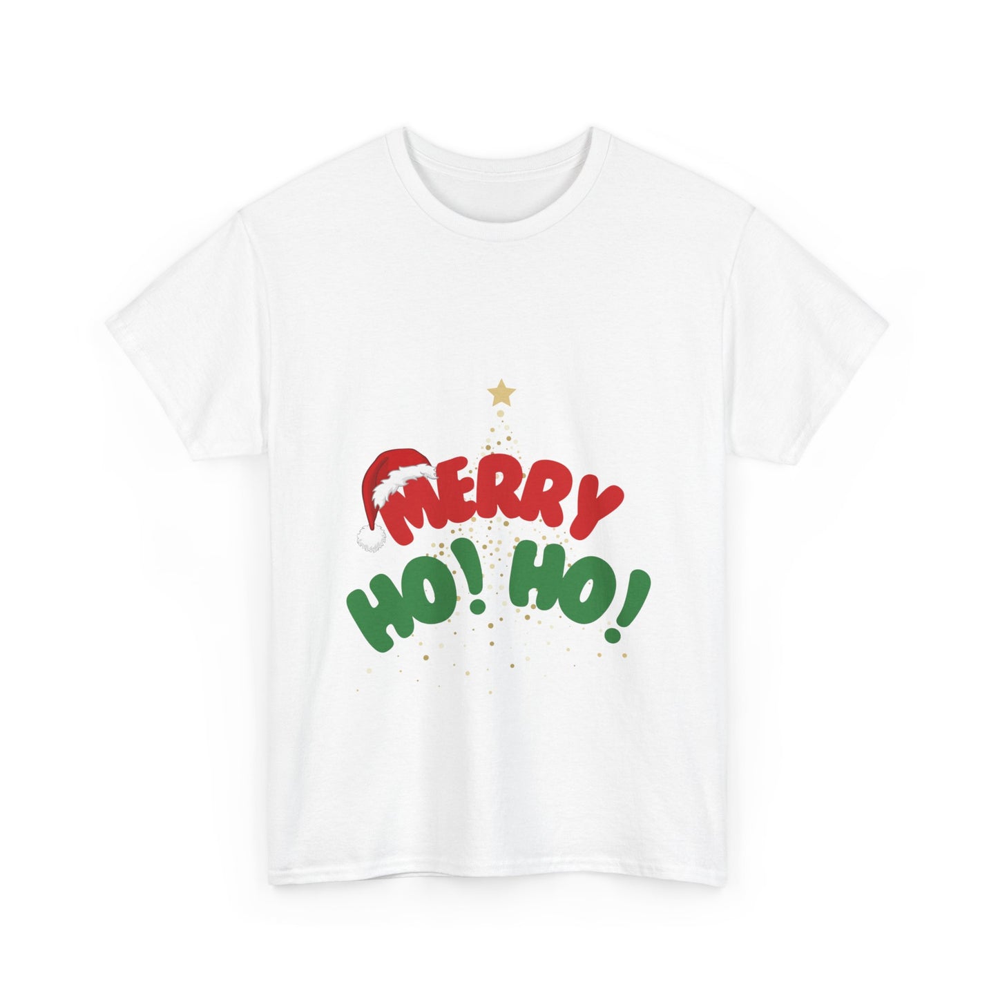 Christmas Tree Unisex Tee - Merry Ho Ho Holiday Theme