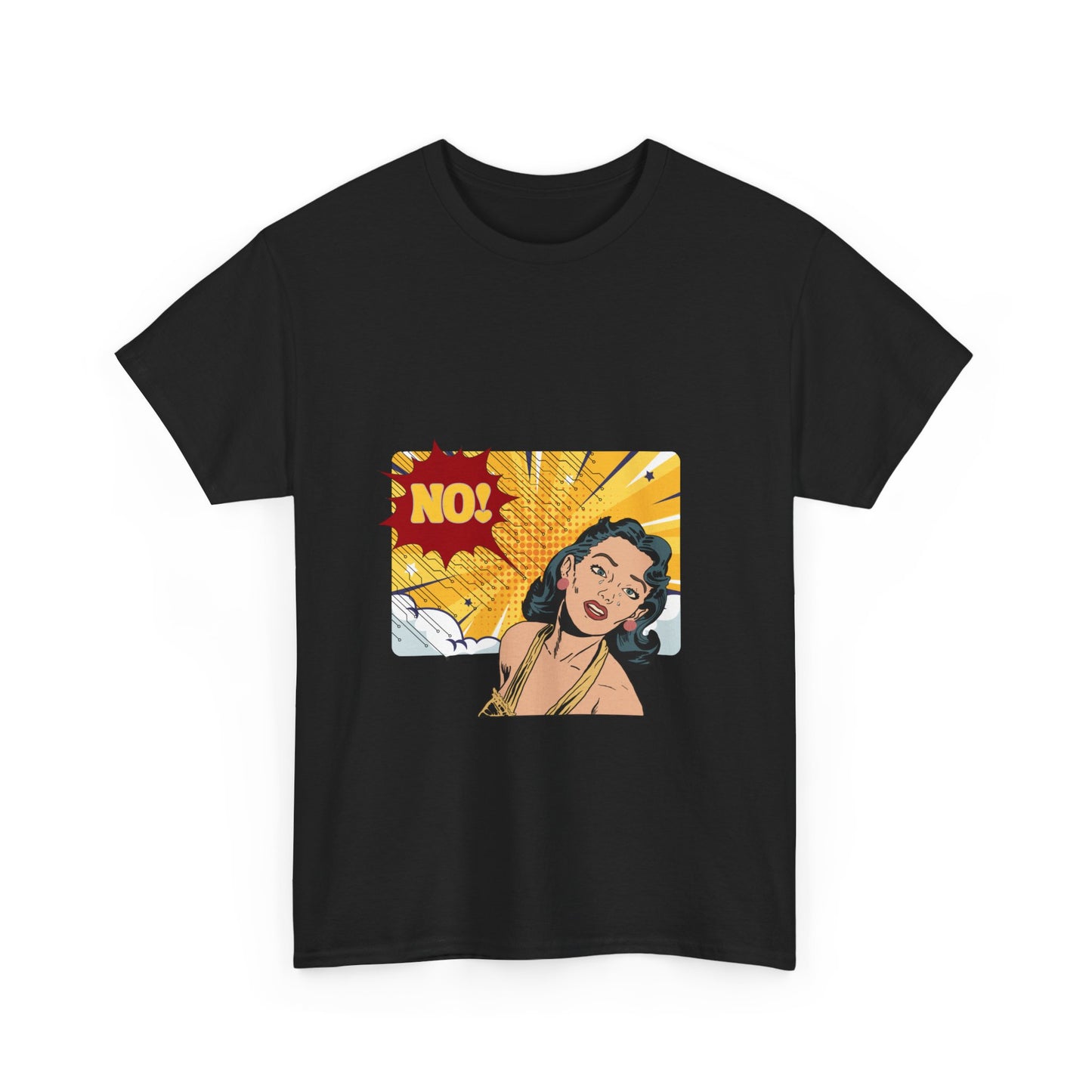 Comic Woman Saying No T-Shirt