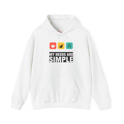 My Needs Are Simple Cat Coffee Chair Hoodie