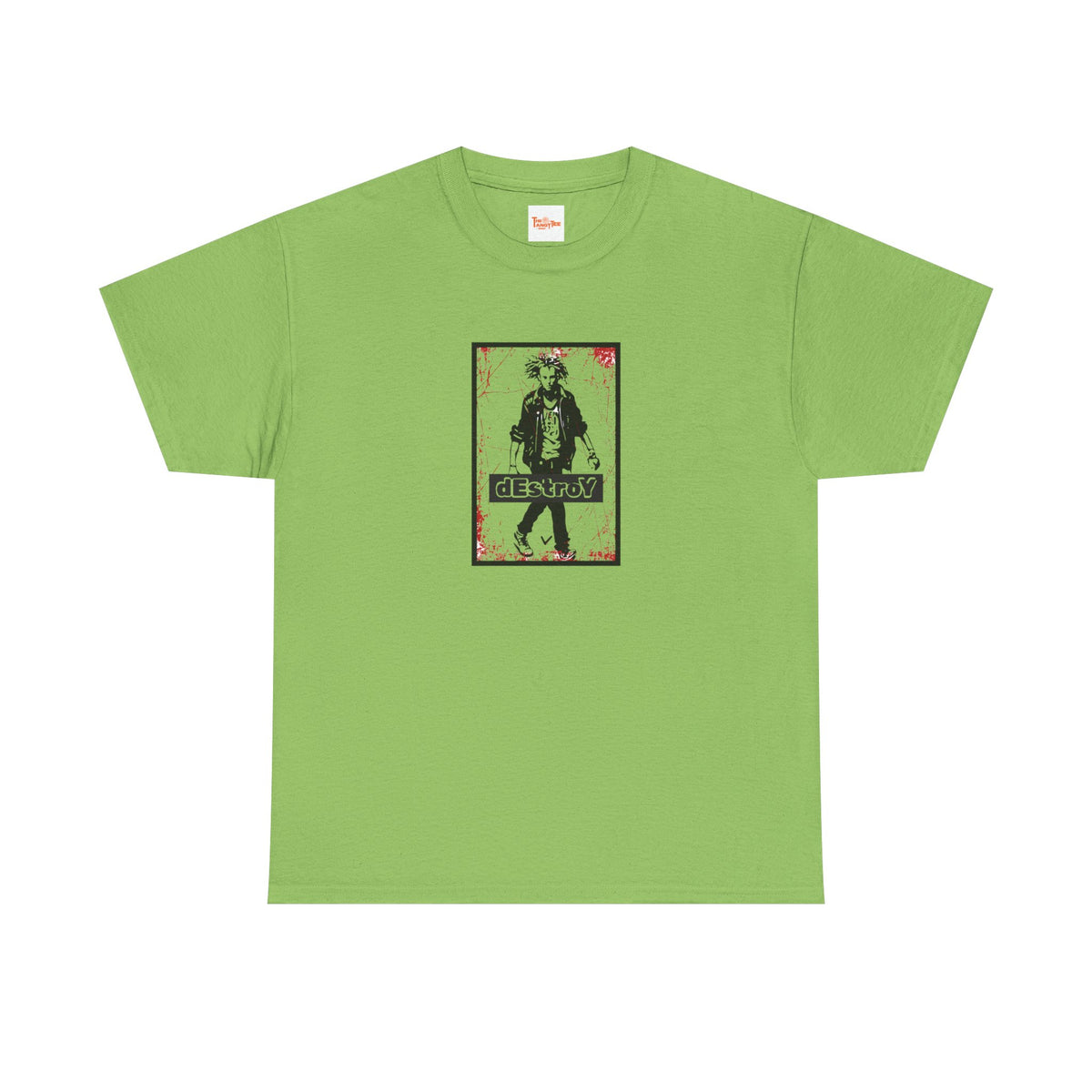 Punk Rock 'Destroy' Tee — Graphic Band-Style T-Shirt