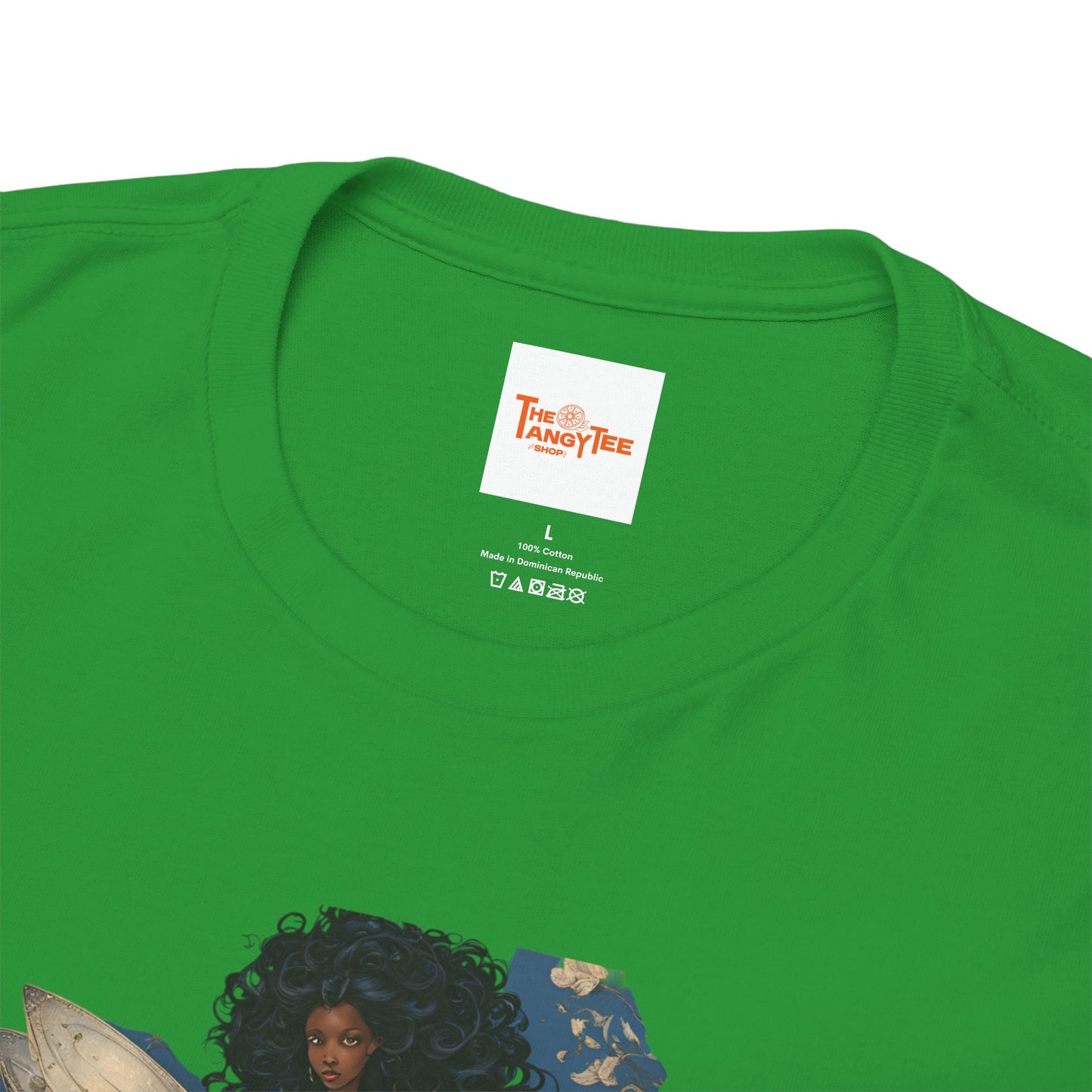 Black Fairy Blue Dress Tee