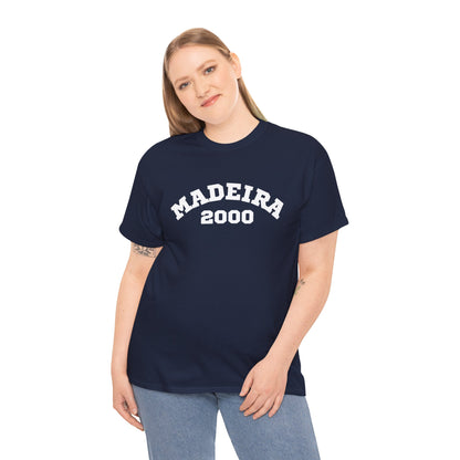 T-Shirt - Madeira 2000 Unisex Heavy Cotton Tee, Portuguese Travel