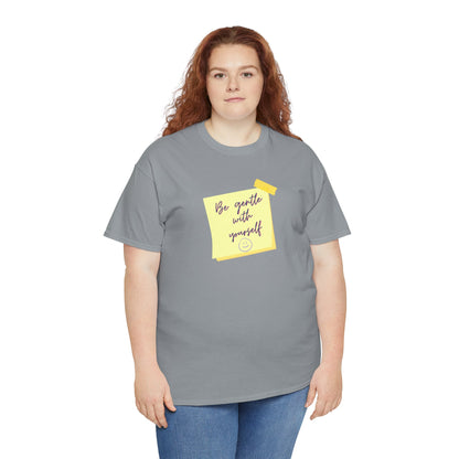 Be Gentle with Yourself Post-It Note Graphic Tee