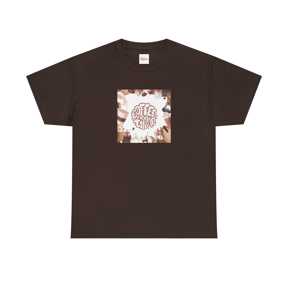 Coffee Time T-Shirt — Graphic Coffee Cups Tee