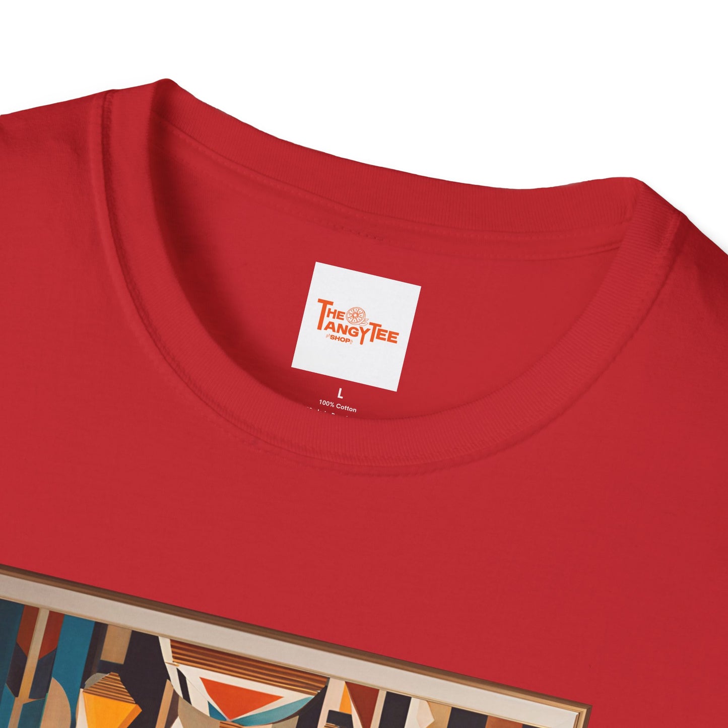 Art Deco Woman Colorful Respite Graphic T-Shirt