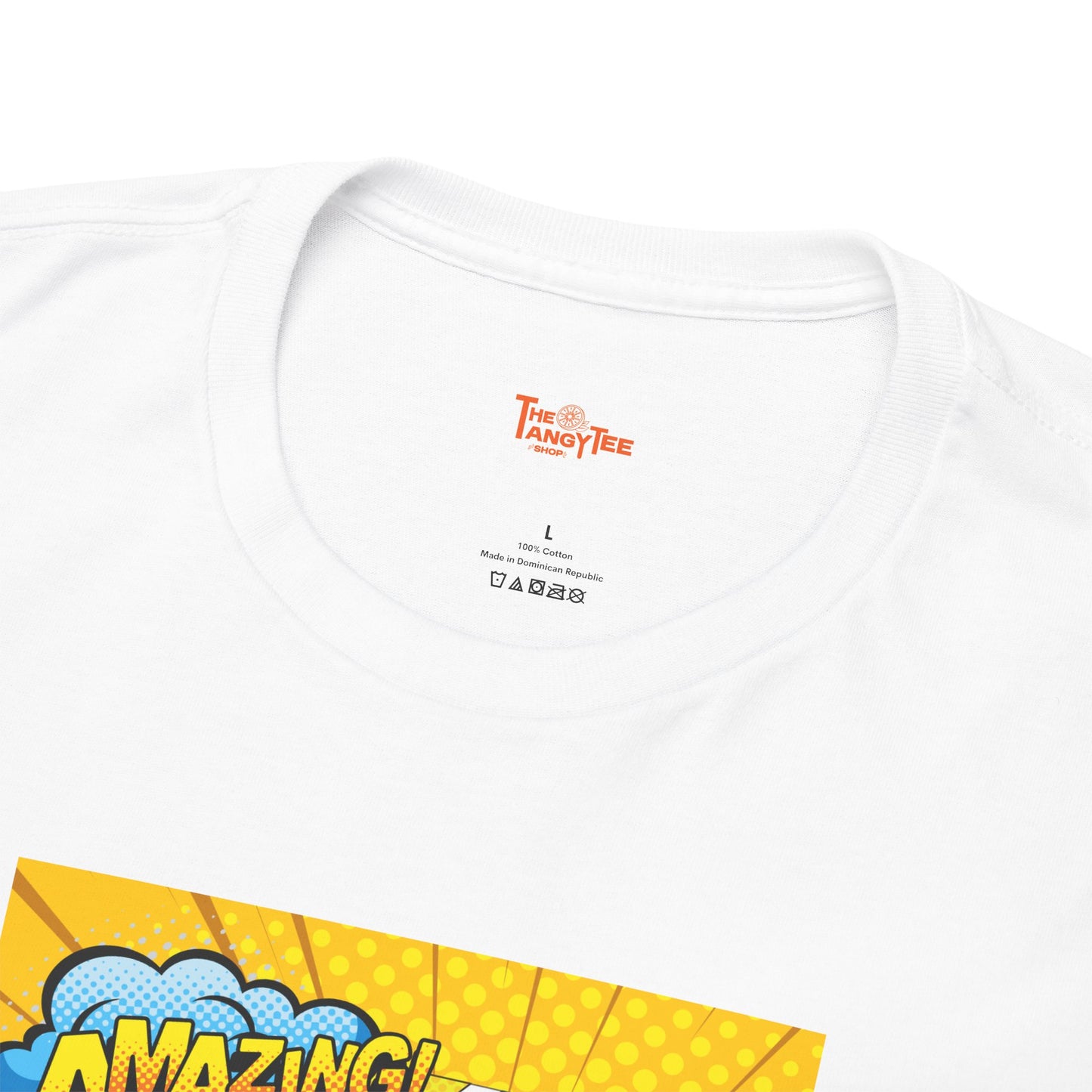 Amazing Black and Yellow Superhero Graphic Tee