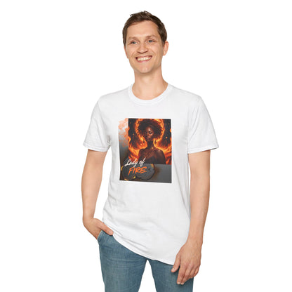 Fire Element Unisex T-Shirt - Lady of Fire Graphic
