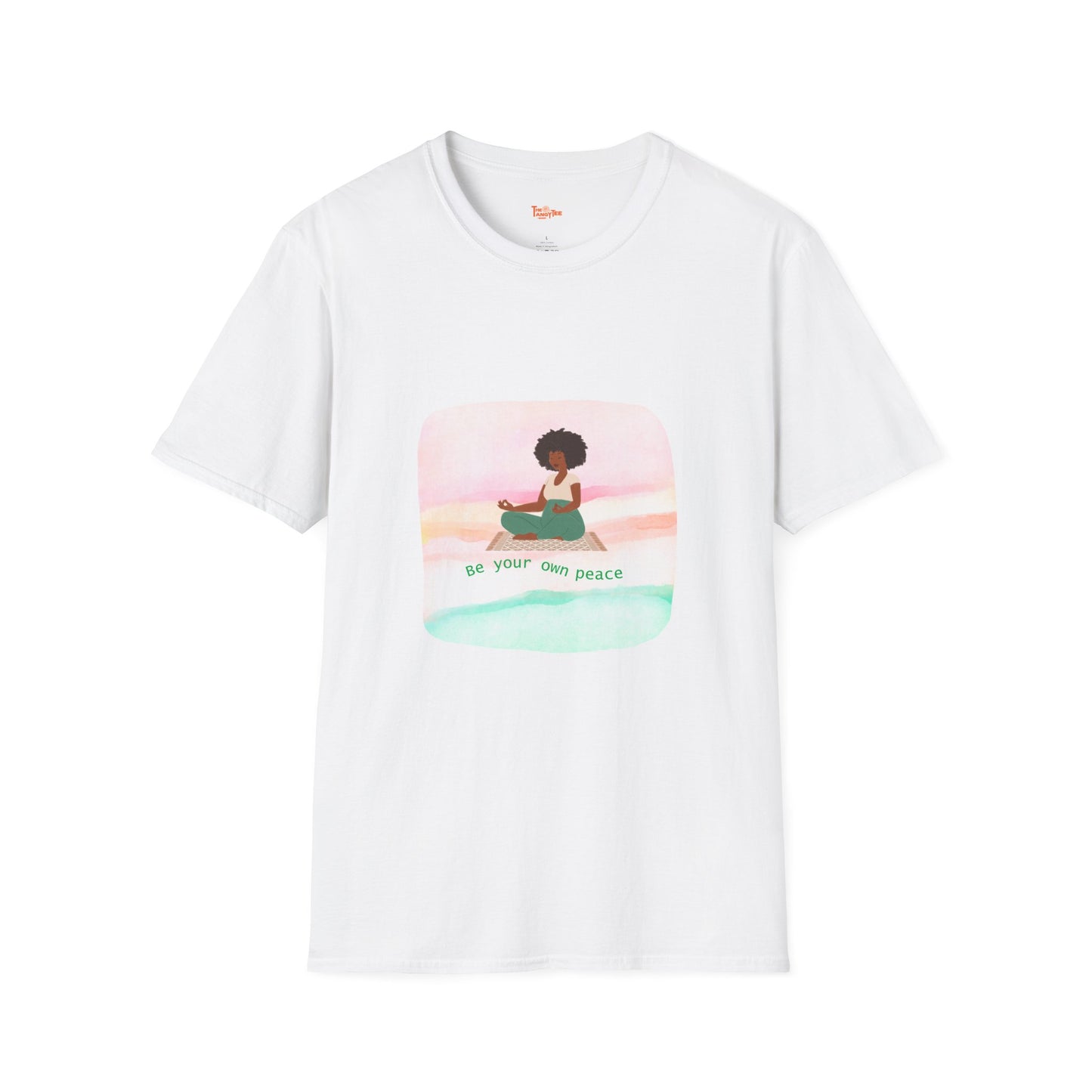 Yoga T-Shirt - Be Your Own Peace, Unisex Softstyle Tee
