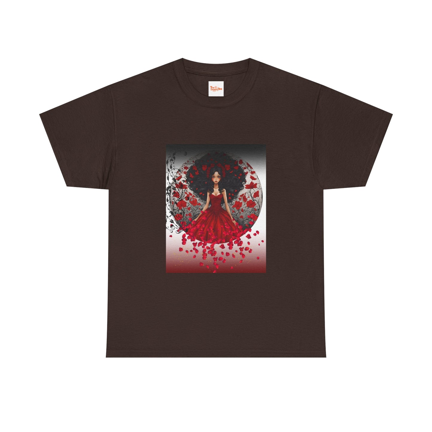 Raven-Haired Rose Unisex Tee