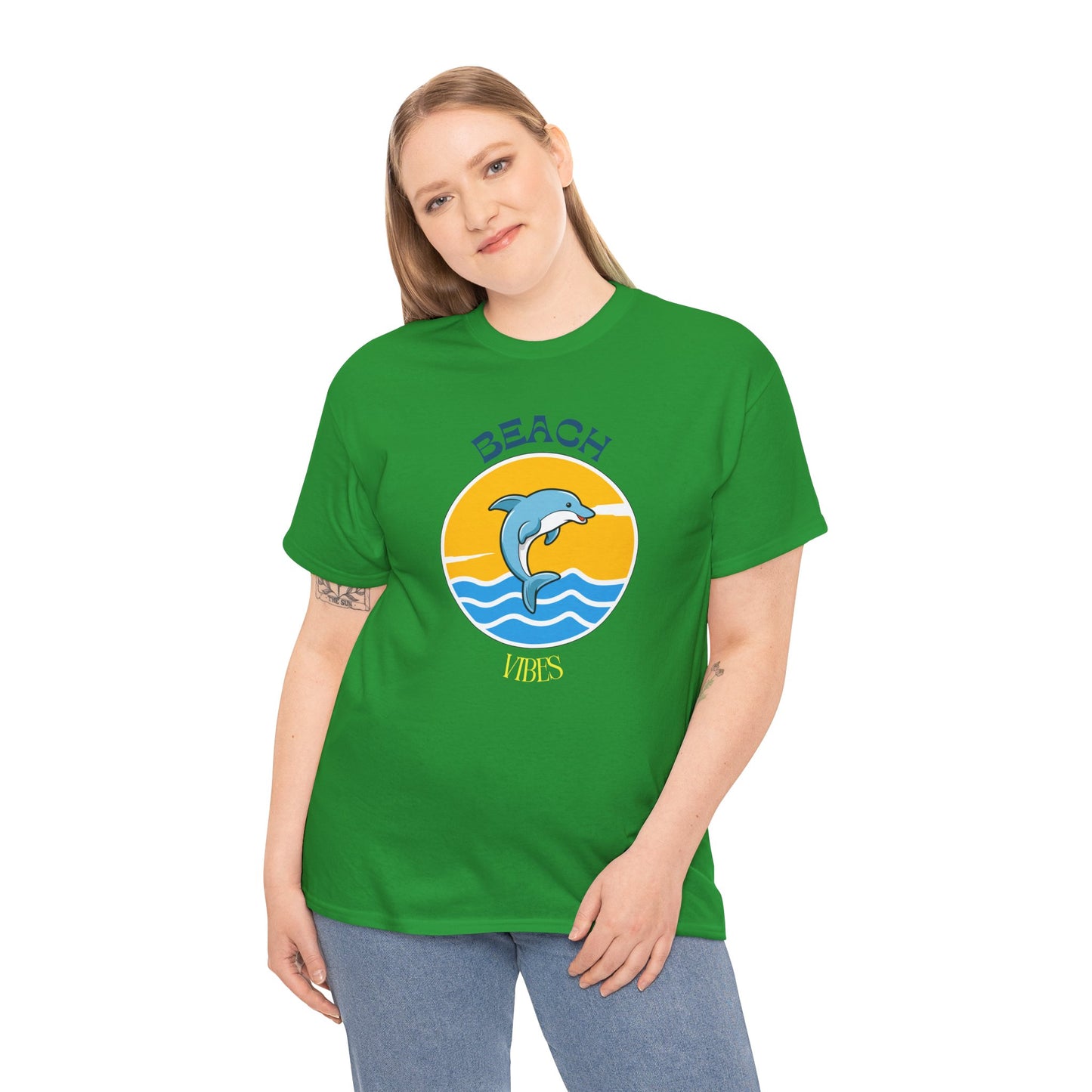 Beach Vibes Dolphin T-Shirt — Sunny Ocean Graphic Tee