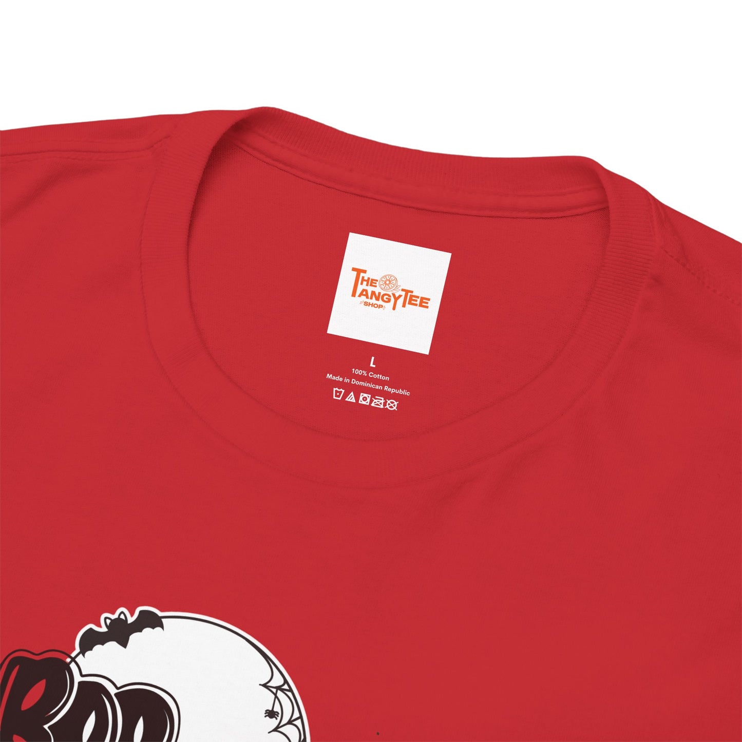 Halloween Unisex Tee with Black Cat and Skull Graphic