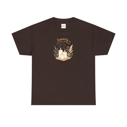 Serenity Candle Cotton Tee