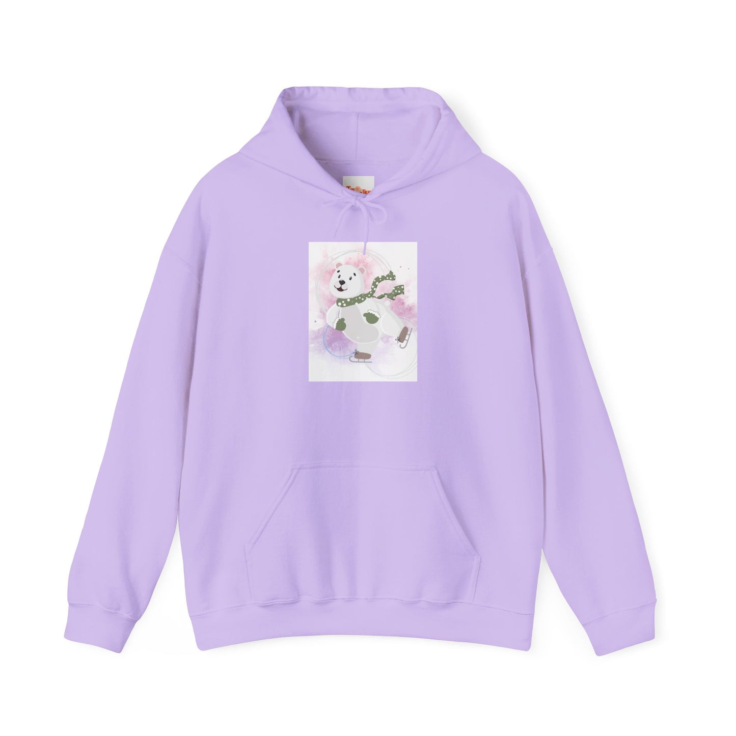 Teddy Bear on Skates Hoodie