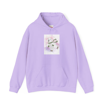 Teddy Bear on Skates Hoodie