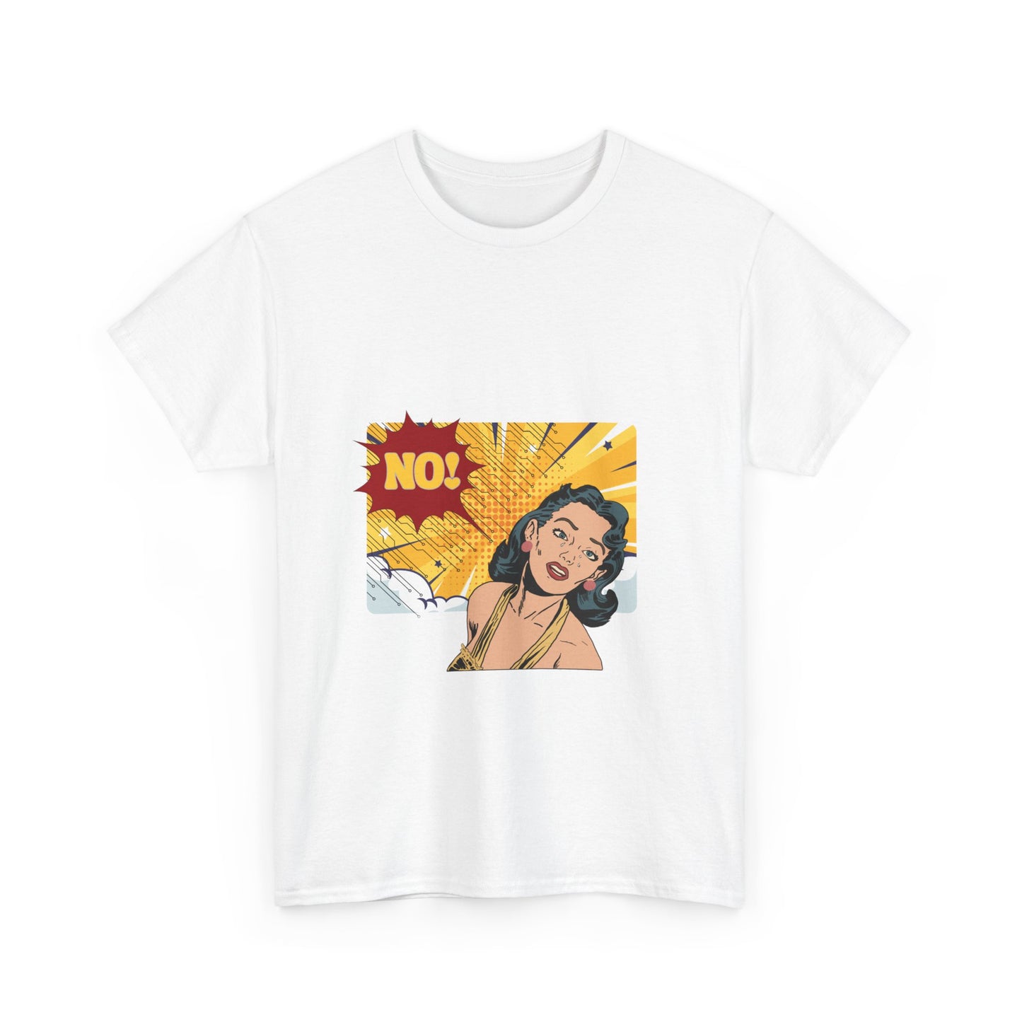 Comic Woman Saying No T-Shirt