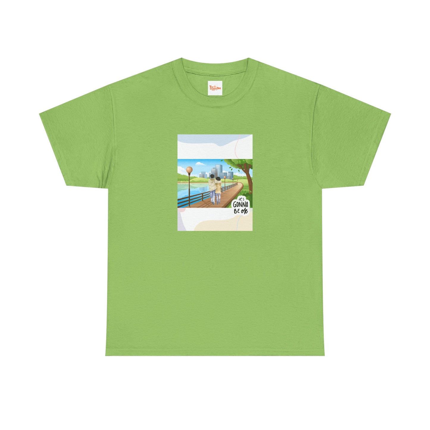 Graphic Tee It's Gonna Be OK Couple Walking Park