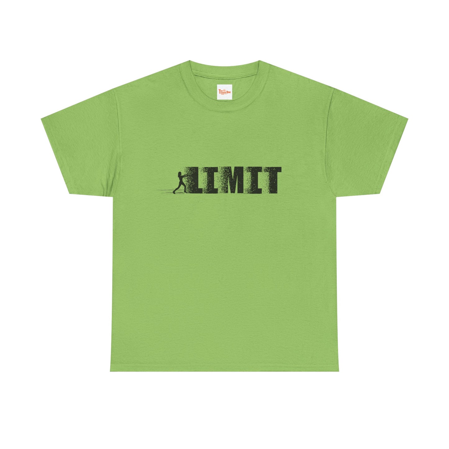 Limit Push Woman Silhouette T-Shirt — Inspirational Fitness Graphic Tee