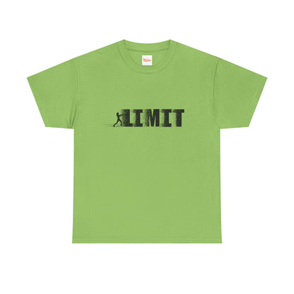 Limit Push Woman Silhouette T-Shirt — Inspirational Fitness Graphic Tee