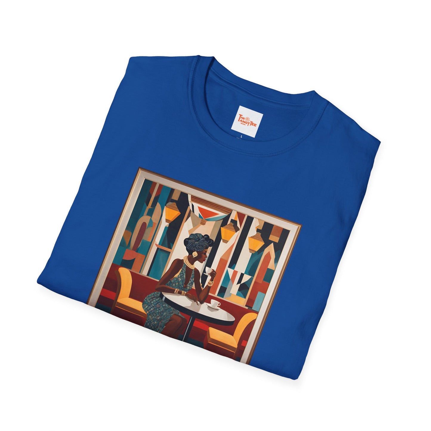 Art Deco Woman Colorful Respite Graphic T-Shirt
