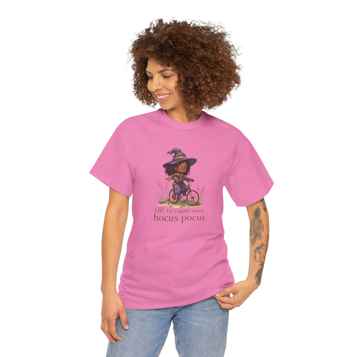Hocus Pocus Witch Girl Bicycle T-Shirt