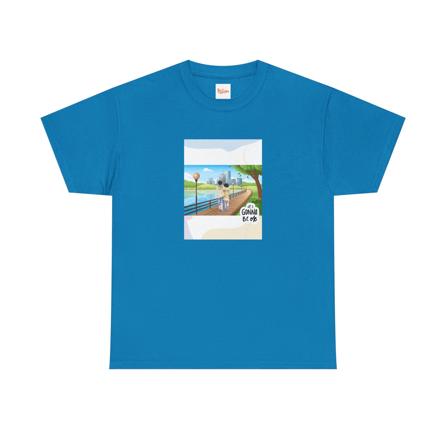 Graphic Tee It's Gonna Be OK Couple Walking Park
