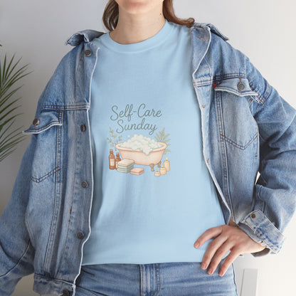 Self-Care Sunday Unisex Cotton Tee