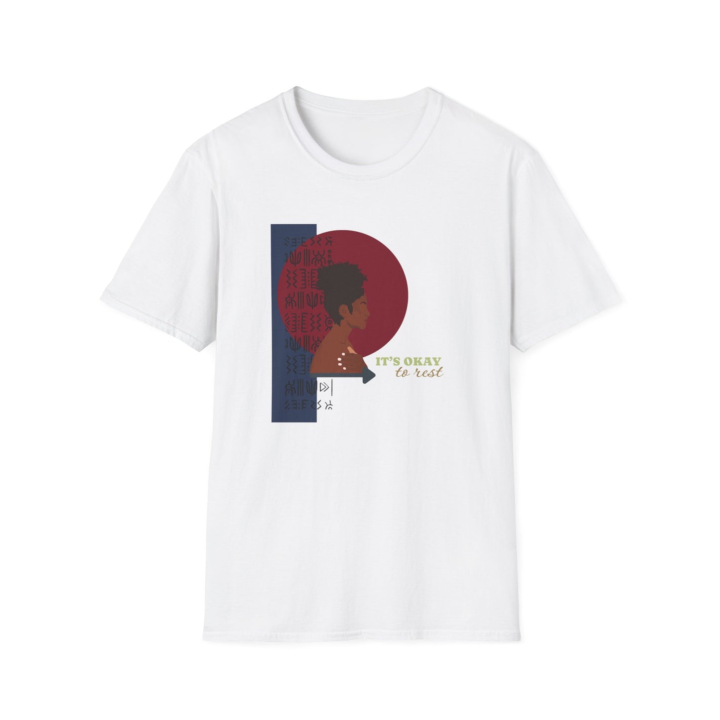 Rest Black Woman Graphic Tee