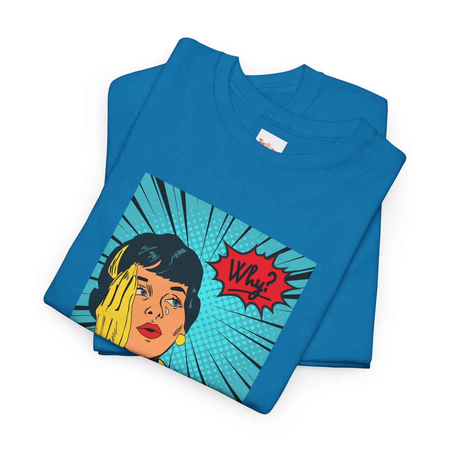 Comic Book Damsel Unisex Tee - Asking Why