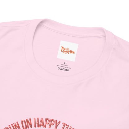 Coffee Lover Tee - Happy Thoughts and Coffee Unisex Heavy Cotton Tee