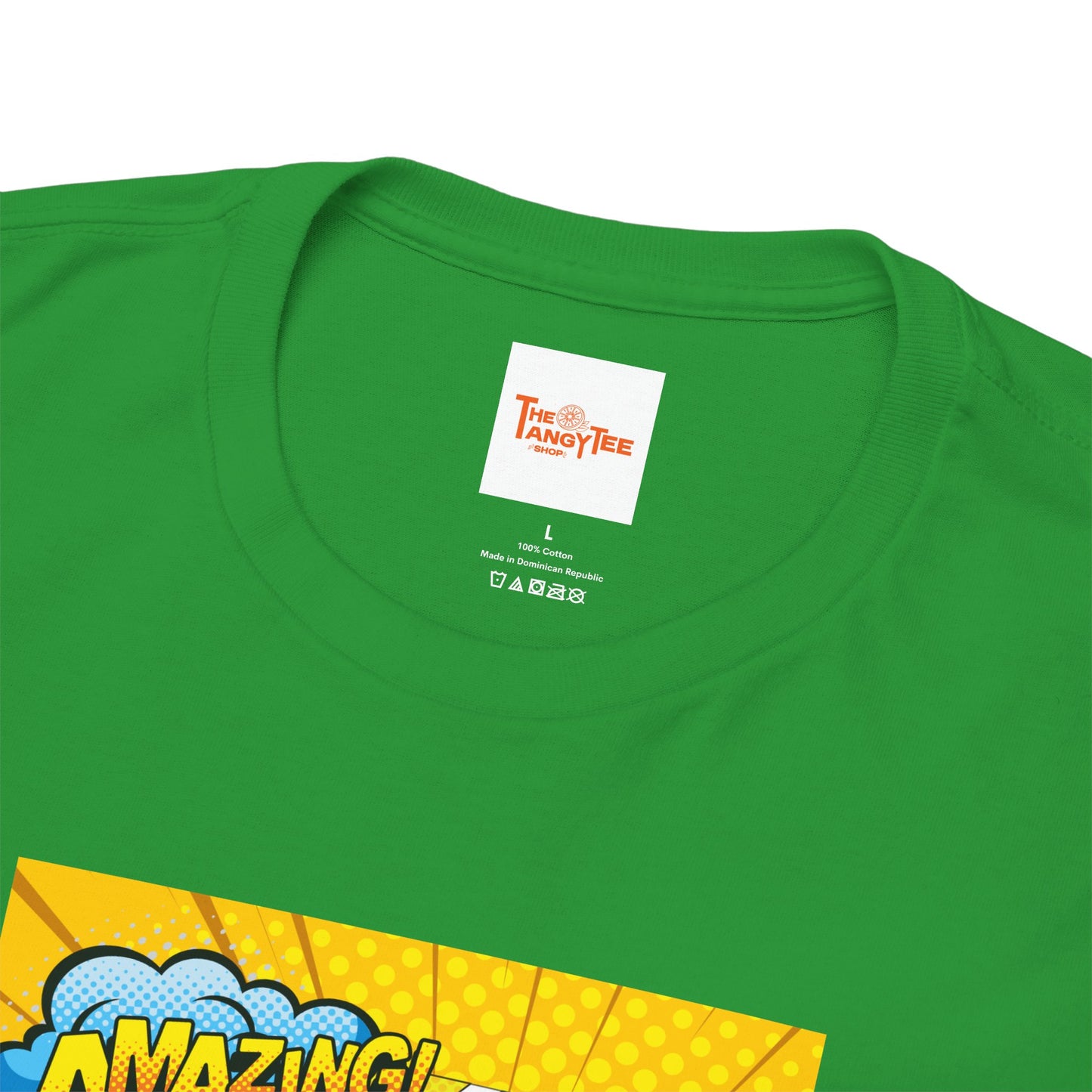 Amazing Black and Yellow Superhero Graphic Tee