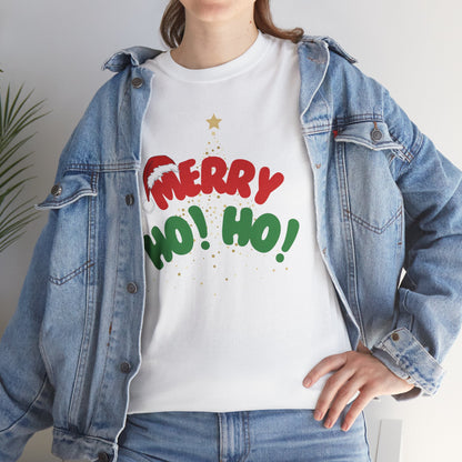 Christmas Tree Unisex Tee - Merry Ho Ho Holiday Theme