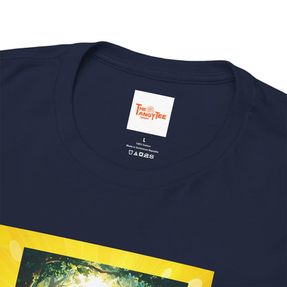 Anime Girl and White Wolf Graphic Tee