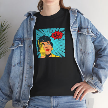 Comic Book Damsel Unisex Tee - Asking Why