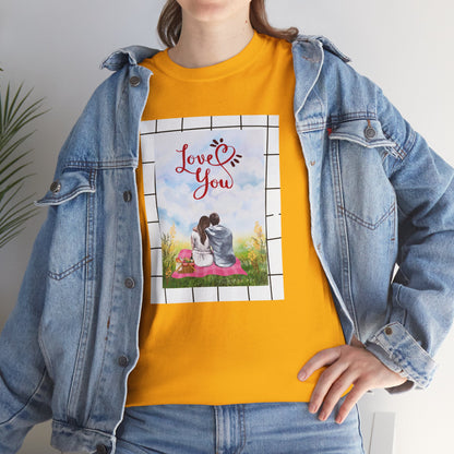 Love You Couple Picnic Tee