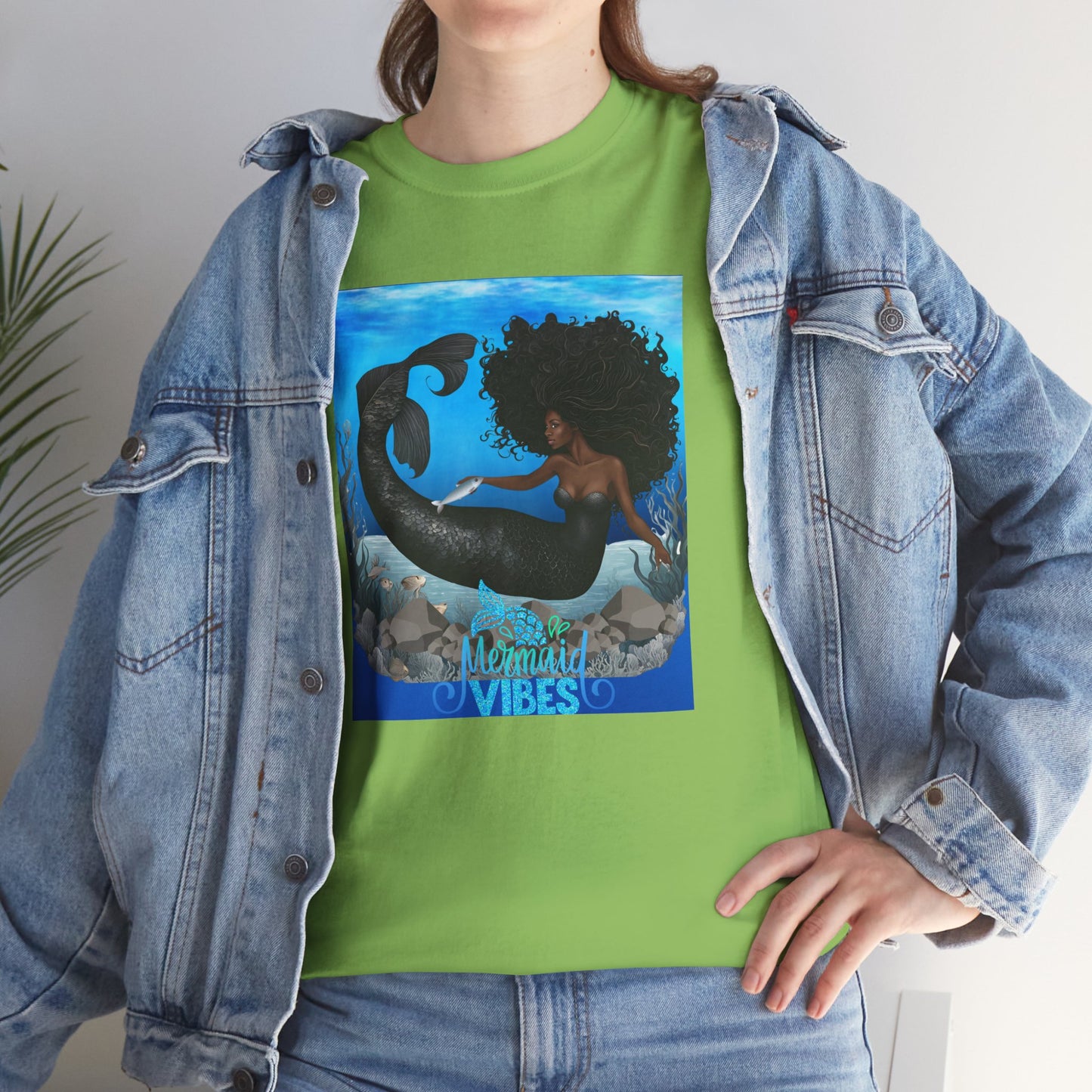 Black Mermaid Vibes Tee