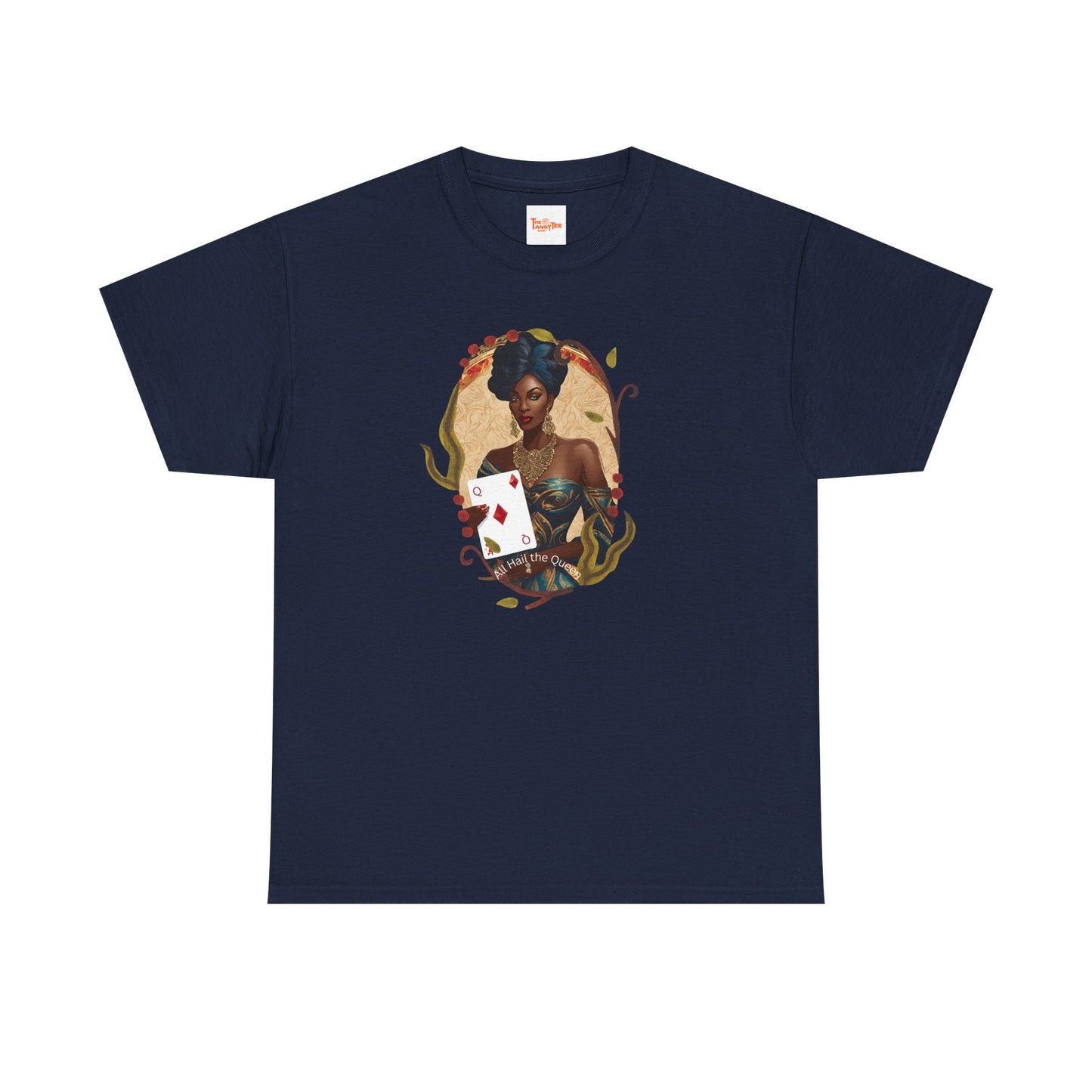 Graphic Tee - All Hail the Queen - Black Woman Playing Card Design