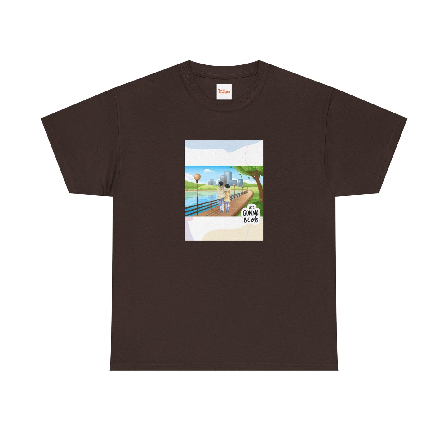 Graphic Tee It's Gonna Be OK Couple Walking Park
