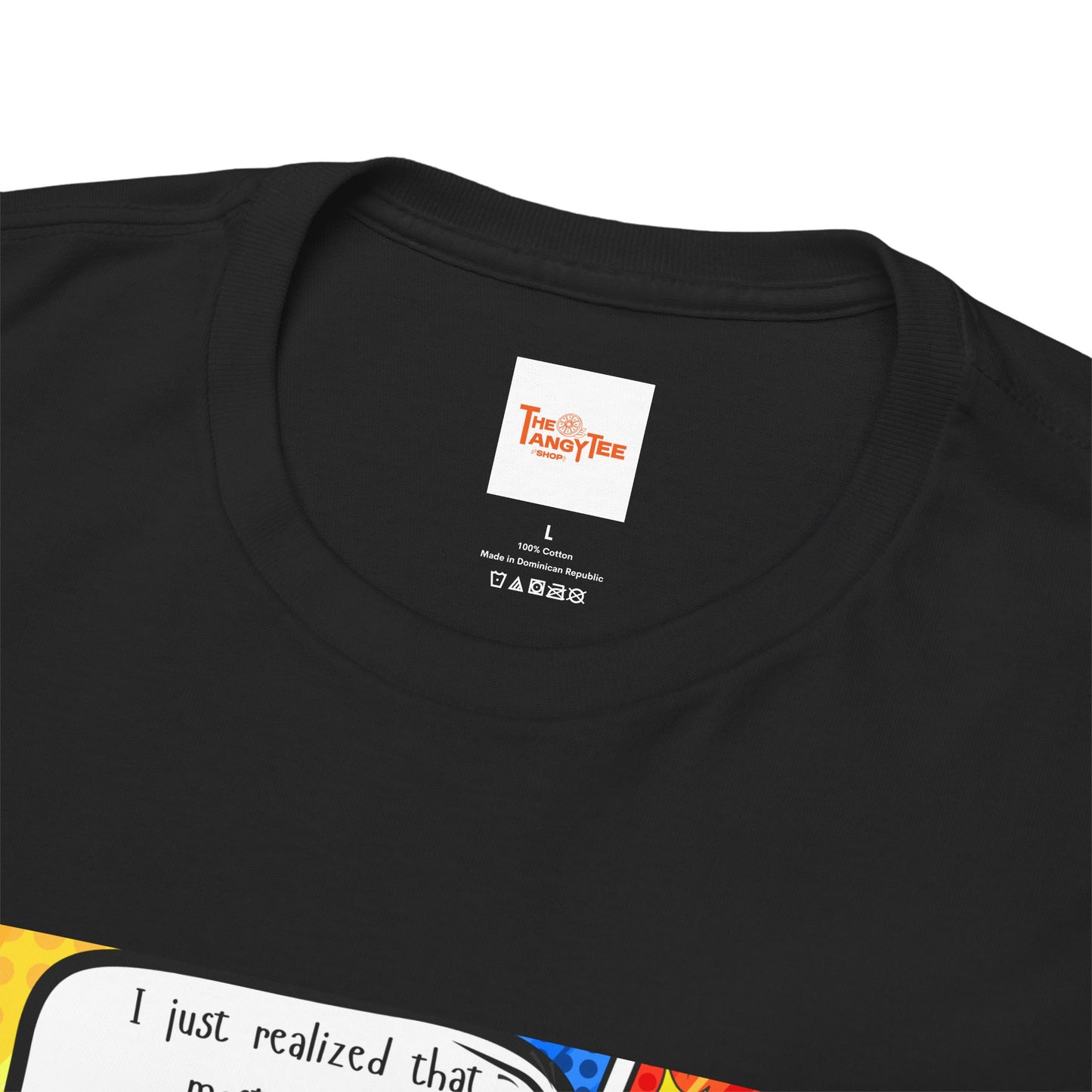 Shocked Girl Unisex Tee - I Just Realized Graphic