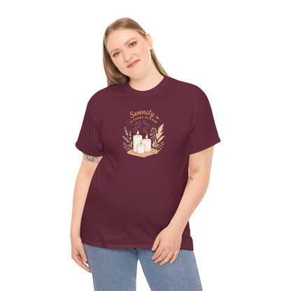 Serenity Candle Cotton Tee