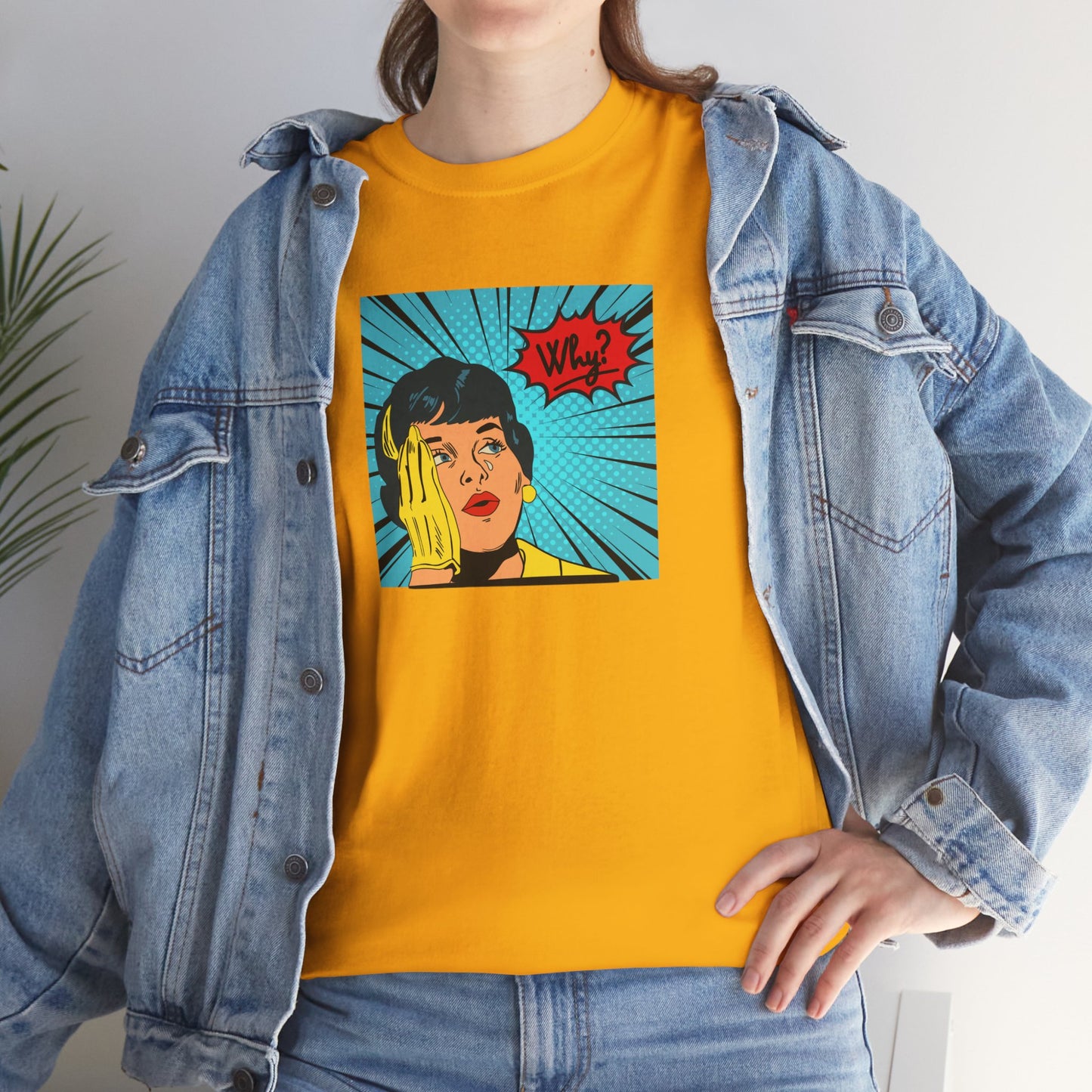 Comic Book Damsel Unisex Tee - Asking Why