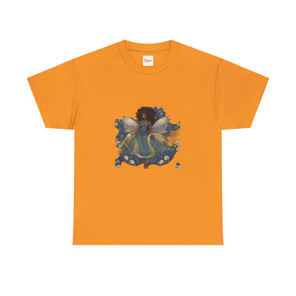 Black Fairy Blue Dress Tee