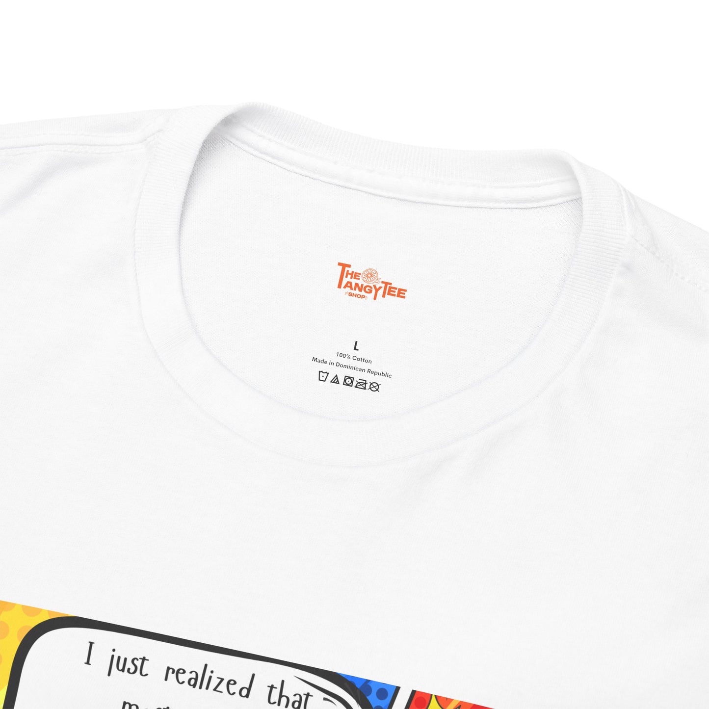 Shocked Girl Unisex Tee - I Just Realized Graphic