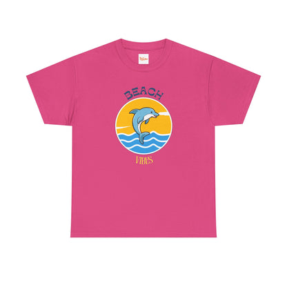 Beach Vibes Dolphin T-Shirt — Sunny Ocean Graphic Tee